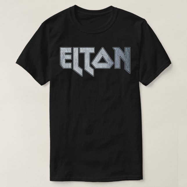Camiseta Elton de metal pesado (Frente do Design)