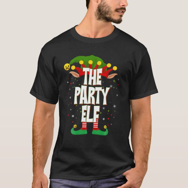 Camiseta Elves Group O Partido Elf Christmas (Frente)