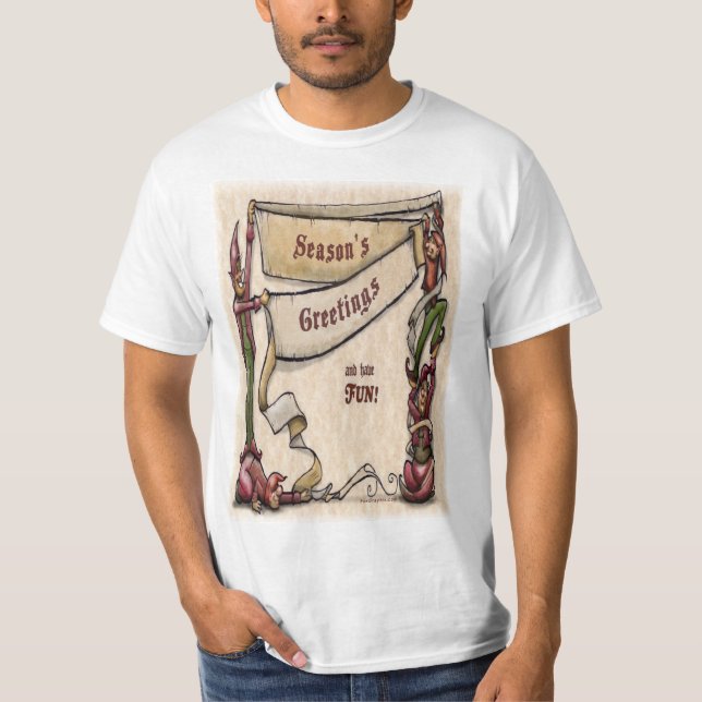 Camiseta Elves - Saudações da Época (Frente)