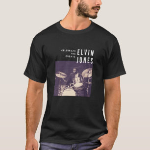 Camiseta Elvin Jones Excelente Jazz Drummer Musico