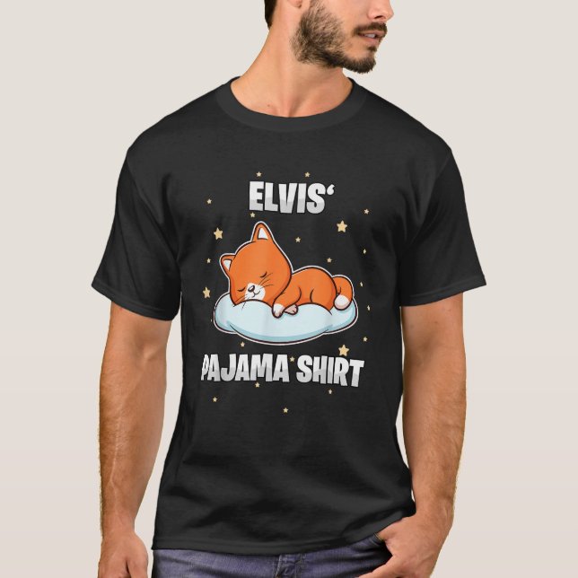 Camiseta Elvis Pajama Personalized Sleeping  (Frente)