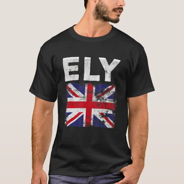 Camiseta Ely British Flag Union Jack England (Frente)