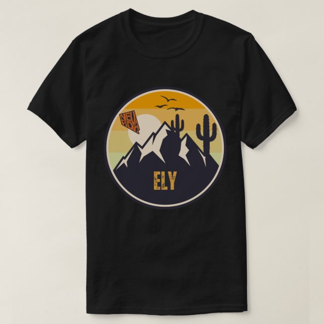 Camiseta Ely, Nevada (Frente do Design)