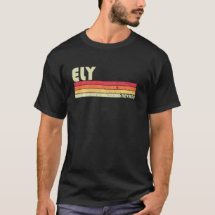 Camiseta Ely Nv Nevada Funny City Home Roots Retro 70s 80s
