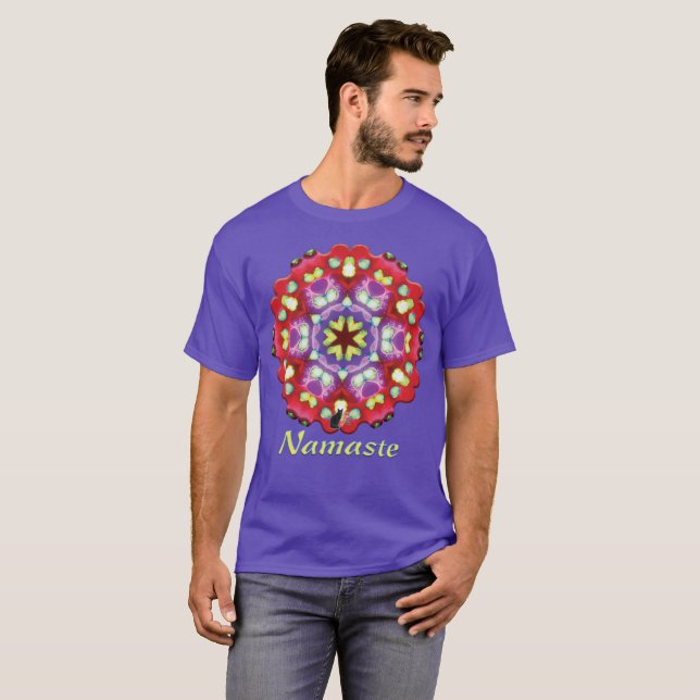 Camiseta Elysium Namaste Kaleidoscope T-shirt (Frente Completa)