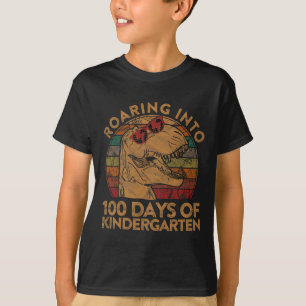 Camiseta Em 100 Dias De Jardim De Infância Feliz 100º Dia