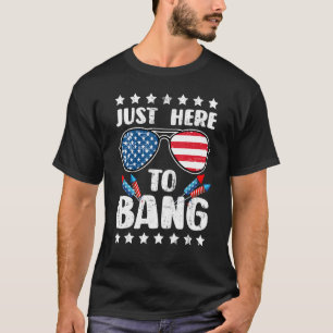 Camiseta Em 4 De Julho Eu Estou Aqui Para Banir A Bandeira 
