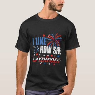 Camiseta Em 4 De Julho Eu Gosto De Como Ela Explora O Fundã
