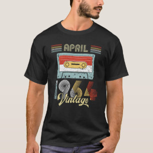 Camiseta Em abril de 1964 cassete de banda magnética do