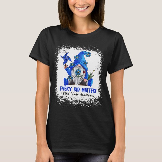 Camiseta Em Abril Usamos Azul Mês de Conscientização do Aut (Frente)