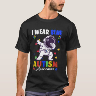 Camiseta Em Abril Usamos Azul Mês de Conscientização do Aut