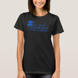 Camiseta Em abril, Vestimos a consciência do Autismo Azul R