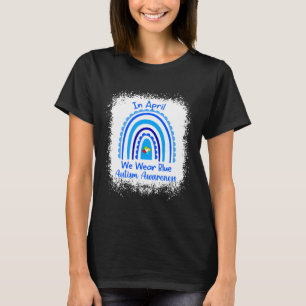 Camiseta Em Abril, Vestimos Azul Para Autismo De Consciênci