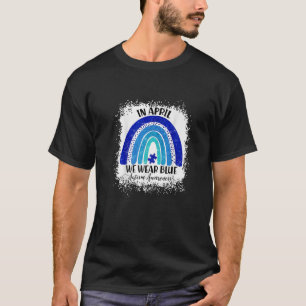 Camiseta Em abril, Vestimos Blue Autismo Awariness Autist R