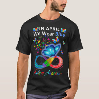 Camiseta Em abril, Vestimos o Autismo Azul