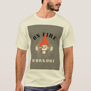 Camiseta Em Ação de Fogo
