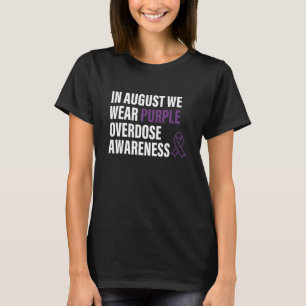 Camiseta Em agosto, Vestimos um estudo de sensibilização pa