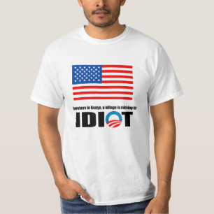 Camiseta Em algum lugar em Kenya uma vila está faltando se