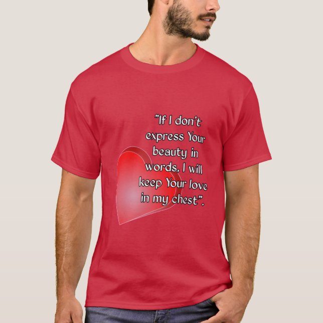 Camiseta Em amores engraçado (Frente)