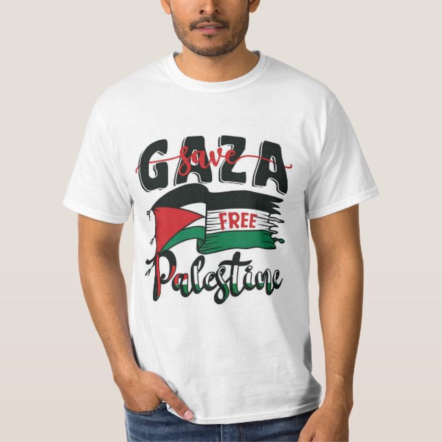 Camiseta em apoio à causa palestiniana (Frente)