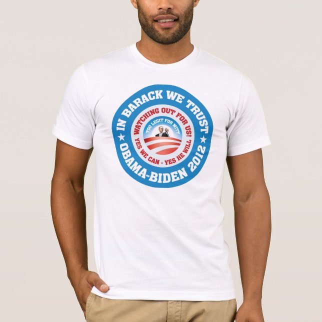 Camiseta Em Barack nós confiamos (Frente)
