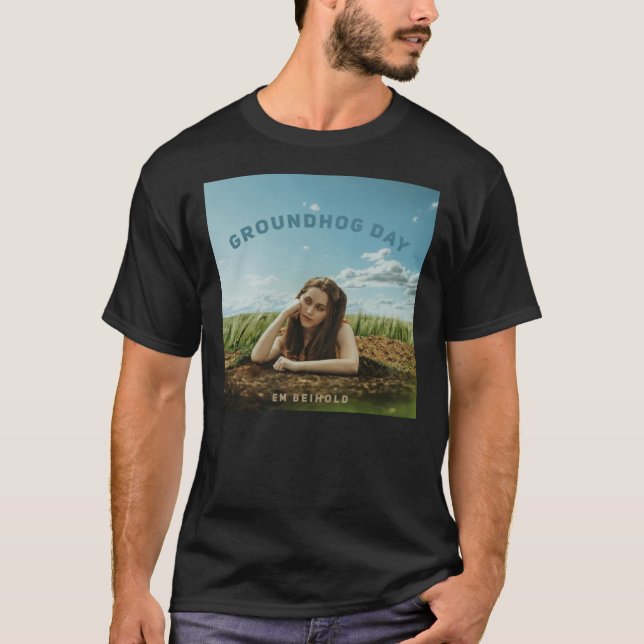 Camiseta Em Beihold Groundhog Trabalho de arte   (Frente)