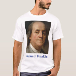 Camiseta em Ben Franklin, ciência e progresso