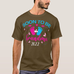 Camiseta Em Breve Ser Anúncio De Gravidez Da Vovó 2022