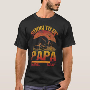 Camiseta Em Breve Ser Família 2022 Apresenta Vintage Para H