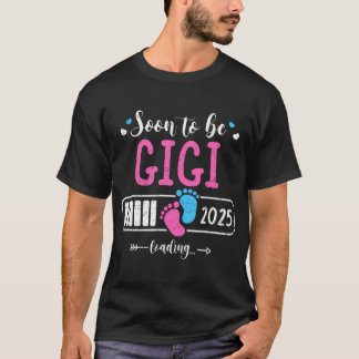 Camiseta Em Breve Ser Gigi 2025 Carregando Dia-Mãe 2025