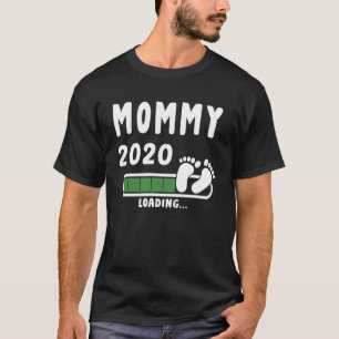 Camiseta Em Breve Ser Mamãe Mãe Mãe 2020 Carregando Gravide