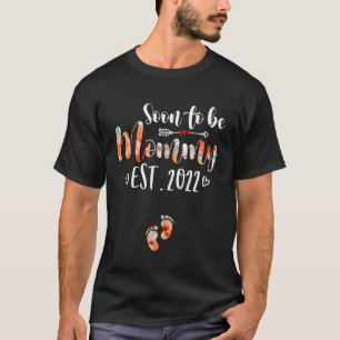 Camiseta Em Breve Ser Mamãe No Dia de as mães Frológico Da
