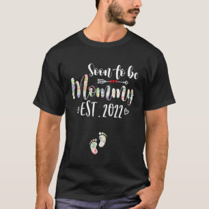 Camiseta Em Breve Ser Mamãe No Dia de as mães Frológico Da