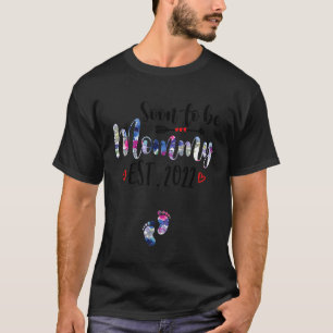 Camiseta Em Breve Ser Mamãe No Dia de as mães Frológico Da