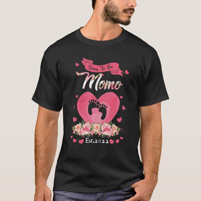 Camiseta Em Breve Ser Momo Novamente 2022 Dia de as mães Mã (Frente)