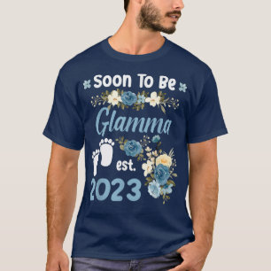 Camiseta Em Breve Ser O Anúncio De Gravidez Do Glamma No Pê