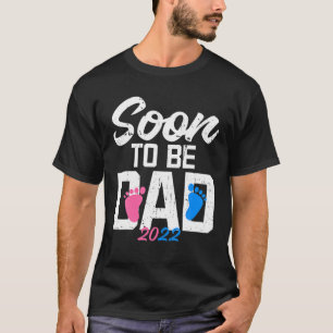 Camiseta Em Breve Ser Pai De Gravidez Anúncio Papai Pai