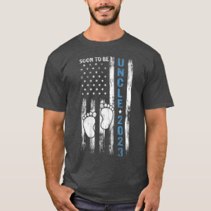 Camiseta Em Breve Ser Tio 2023 Dia de os pais Novo U