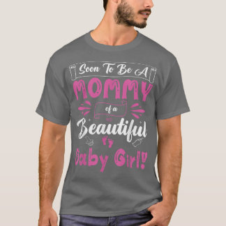 Camiseta Em Breve Ser Uma Mamãe De Um Belo Sexo De Bebê