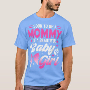 Camiseta Em Breve Ser Uma Mamãe De Um Belo Sexo De Bebê