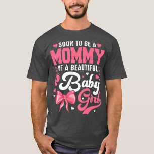 Camiseta Em Breve Ser Uma Mamãe De Um Belo Sexo De Bebê