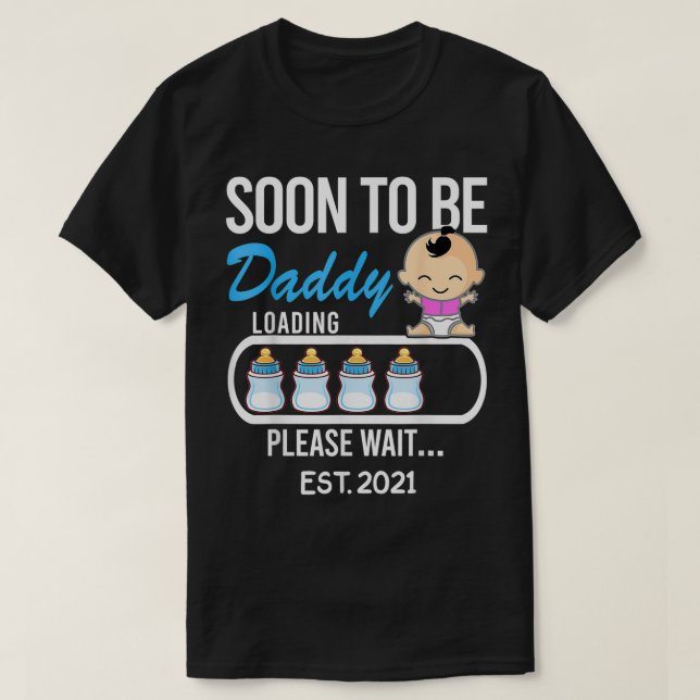 Camiseta Em breve será Pai EST (Frente do Design)