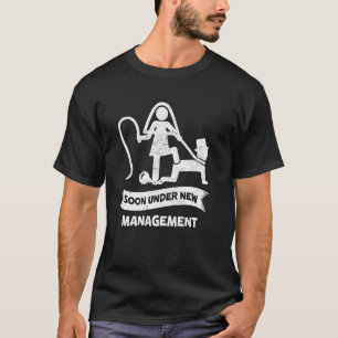 Camiseta Em Breve Sob Nova Administração Despedida de Solte