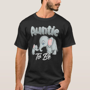 Camiseta Em Breve Tia De Elefantes Para O Gênero Chá de fra