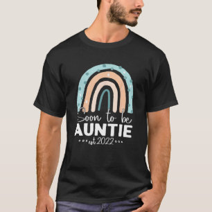 Camiseta Em breve, tia no leste de 2022, Rainbow Engraçado