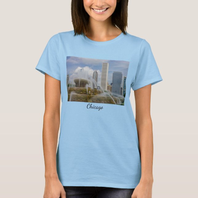 Camiseta Em Buckingham Fountain T-shirt (Frente)