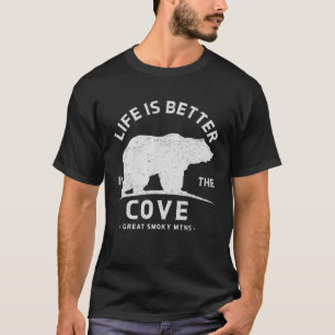 Camiseta em Cades Cove Enfumaçado Mounts