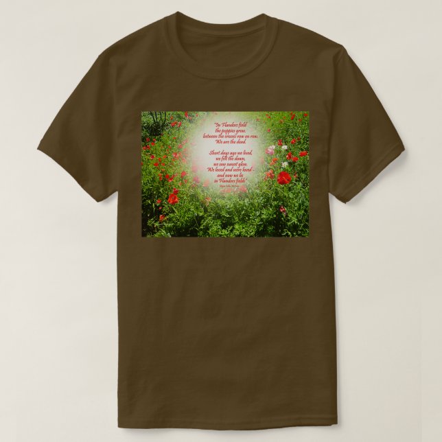 Camiseta Em Campos de Flandres (Frente do Design)