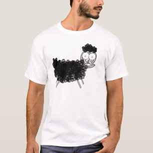Camiseta em carneiros