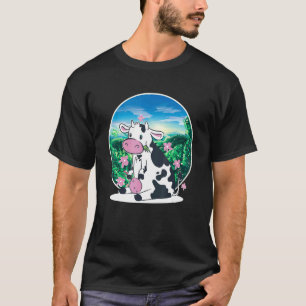 Camiseta Em Casa É Onde Estão Minhas Vacas Fazendeiros Vaca